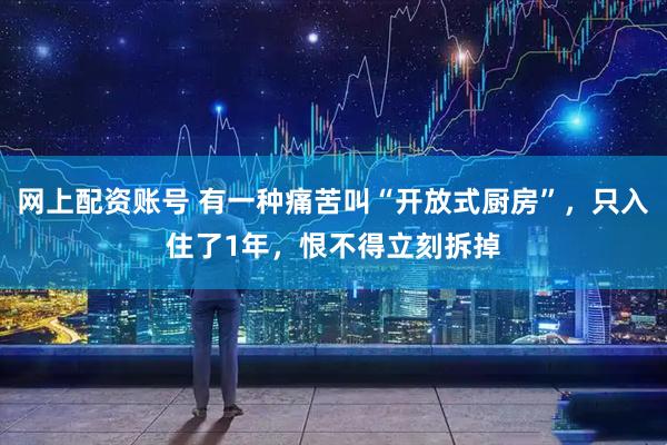 网上配资账号 有一种痛苦叫“开放式厨房”，只入住了1年，恨不得立刻拆掉