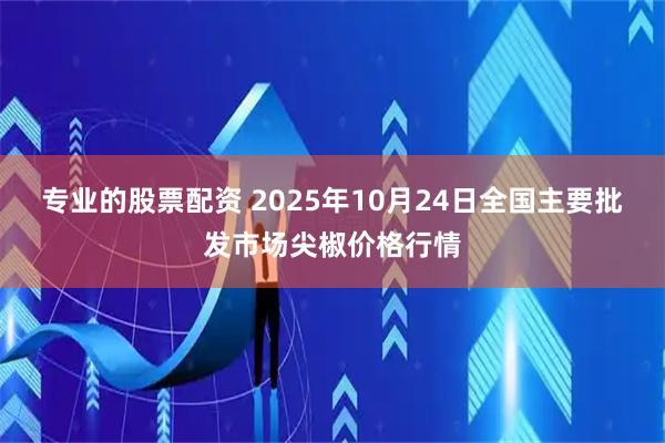 专业的股票配资 2025年10月24日全国主要批发市场尖椒价格行情