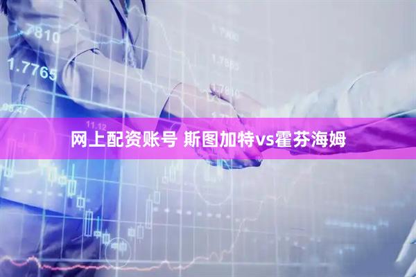 网上配资账号 斯图加特vs霍芬海姆