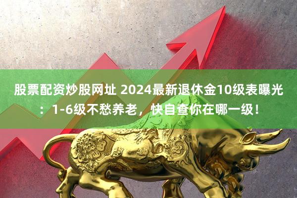 股票配资炒股网址 2024最新退休金10级表曝光：1-6级不愁养老，快自查你在哪一级！